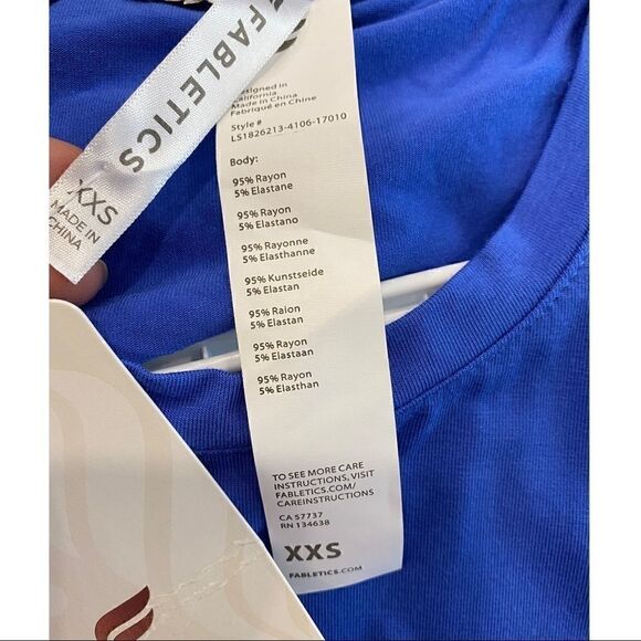 NWT Fabletics Marissa Tie Up Tank - Picture 6 of 6